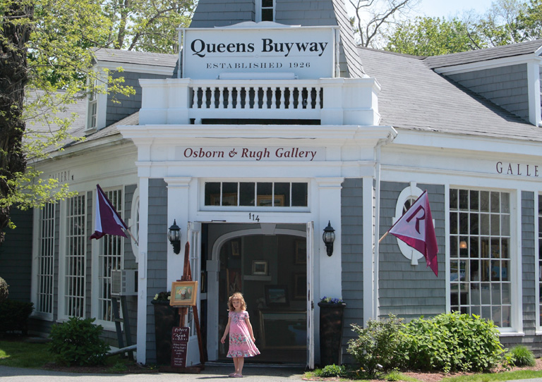 The entrance to the Osborn & Rugh Gallery.