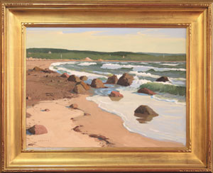 Wind Racing Beach painting